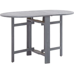 Tavolo da Giardino, Tavolo da Balcone Grigio 120x70x74 cm Legno Massello di Acacia Vidaxl 6378