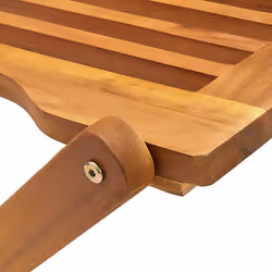 VidaXL 46339 sedia da esterno Terrazzo Legno di acacia Naturale - Vista aggiuntiva 8