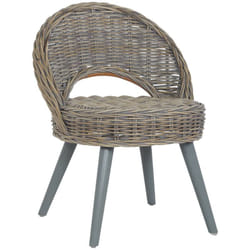 Vidaxl - Poltrona in Rattan Kubu Grigio