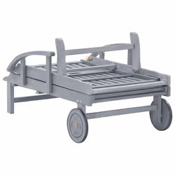 VidaXL 45939 sedia da esterno Salone Seduta imbottita Legno di acacia Grigio - Vista aggiuntiva 6
