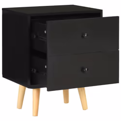 VidaXL 285225 comodino Nero - Vista aggiuntiva 6