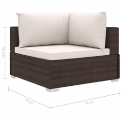 VidaXL 46777 set mobili da esterno - Vista aggiuntiva 8