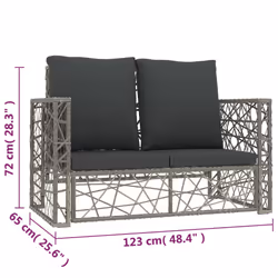 VidaXL 46812 set mobili da esterno - Vista aggiuntiva 7