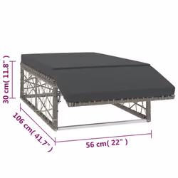 VidaXL 46812 set mobili da esterno - Vista aggiuntiva 8