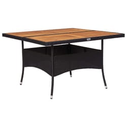 VidaXL 46187 tavolo da esterno Nero, Legno
