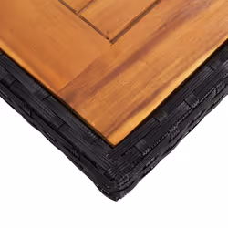 VidaXL 46187 tavolo da esterno Nero, Legno - Vista aggiuntiva 4