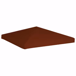 Copertura Superiore Gazebo 310g/m² 3x3 m Terracottacod mxl 121052 - Vista aggiuntiva 2