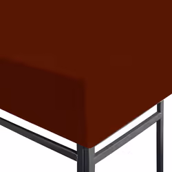 Copertura Superiore Gazebo 310g/m² 3x3 m Terracottacod mxl 121052 - Vista aggiuntiva 3