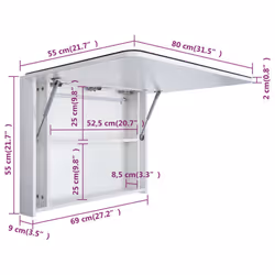 VidaXL 285120 arredo bagno - Vista aggiuntiva 8