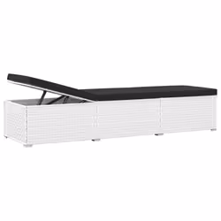 VidaXL 46229 sedia da esterno Salone Seduta imbottita Rattan sintetico, Acciaio Bianco - Vista aggiuntiva 7