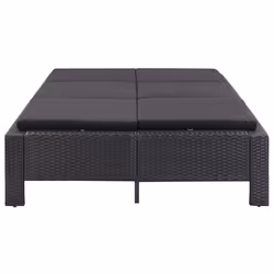 VidaXL 46241 letto per esterni Nero - Vista aggiuntiva 3