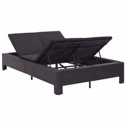 VidaXL 46241 letto per esterni Nero - Vista aggiuntiva 6
