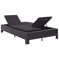 VidaXL 46241 letto per esterni Nero - Vista aggiuntiva 7