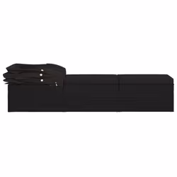 VidaXL 46249 sedia da esterno Salone Seduta imbottita Rattan sintetico, Acciaio Nero - Vista aggiuntiva 8