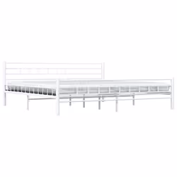 vidaXL Giroletto Bianco in Metallo 200x200 cm - Vista aggiuntiva 3