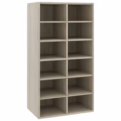 vidaXL Scarpiera Rovere Sonoma 54x34x100,5 cm in Legno Multistrato - Vista aggiuntiva 2