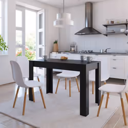 Questo tavolo da pranzo, progettato con linee semplici e pulite, sarà un'ottima scelta per la vostra sala da pranzo o cucina. ...