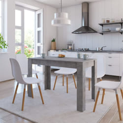 Vidaxl - Tavolo da Pranzo, Tavolo da Cucina Grigio Cemento 120x60x76 cm Legno Multistrato 47662