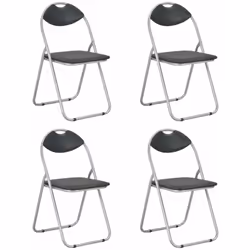 Questo set di sedie pieghevoli è adatto per l'uso in sala da pranzo, cucina, corridoio o ufficio. Questo set sarà utile nel c ...