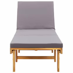 VidaXL 46491 sedia da esterno Salone Seduta imbottita Legno di acacia Grigio - Vista aggiuntiva 4