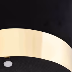 Sgabello Nero e Oro in Vellutocod mxl 72535 - Vista aggiuntiva 3