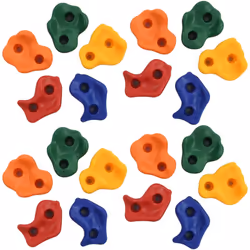 Create la vostra parete da arrampicata per i bambini nel vostro cortile con queste pietre per arrampicata colorate! L'arrampi ...