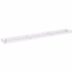 Gabbione Letto Rialzato in Acciaio Zincato 270x30x10 cmcod mxl 129255 - Vista aggiuntiva 2