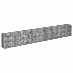 vidaXL Gabbione Letto Rialzato in Acciaio Zincato 360x30x60 cm - Vista aggiuntiva 3