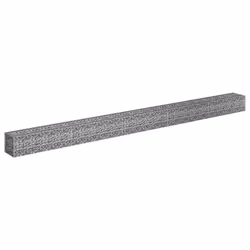 vidaXL Gabbione Letto Rialzato in Acciaio Zincato 450x30x30 cm - Vista aggiuntiva 3