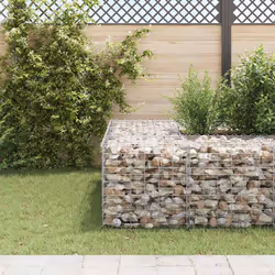 vidaXL Gabbione Letto Rialzato a Cubo in Filo di Acciaio 60x60x60 cm - Vista aggiuntiva 3