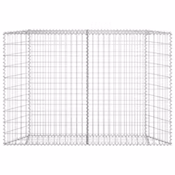 vidaXL Gabbione Letto Rialzato Trapezio Acciaio Zincato 150x20x100 cm - Vista aggiuntiva 3