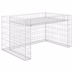 vidaXL Casetta Rasaerba con Fioriera Rialzata 110x80x60cm Filo Acciaio - Vista aggiuntiva 2