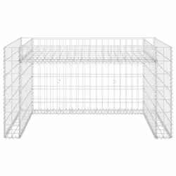 vidaXL Casetta Rasaerba con Fioriera Rialzata 110x80x60cm Filo Acciaio - Vista aggiuntiva 3