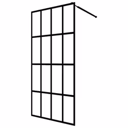 vidaXL Cabina Doccia con Vetro Temperato Trasparente 90x195 cm - Vista aggiuntiva 2