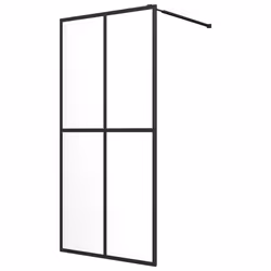 vidaXL Cabina Doccia con Vetro Temperato Trasparente 90x195 cm - Vista aggiuntiva 2