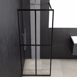 vidaXL Cabina Doccia con Vetro Temperato Trasparente 90x195 cm - Vista aggiuntiva 3