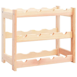 VidaXL 286191 scaffale per vino Legno