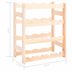 VidaXL 286192 scaffale per vino Legno - Vista aggiuntiva 6