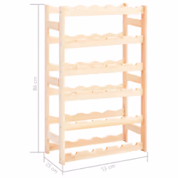VidaXL 286194 scaffale per vino Legno - Vista aggiuntiva 6