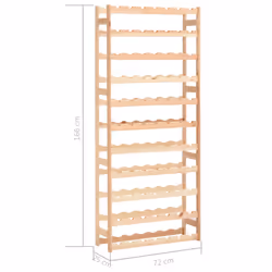 VidaXL 286197 scaffale per vino Legno - Vista aggiuntiva 7