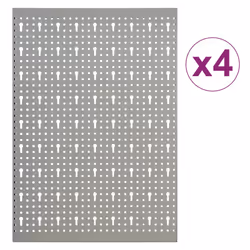 Pannelli per Utensili a Parete 4 pz 40x58 cm in Acciaiocod mxl 130242 - Vista aggiuntiva 3