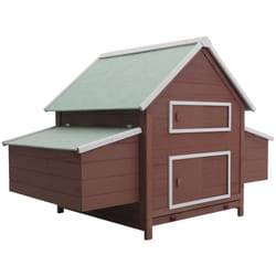 Pollaio Marrone 157x97x110 cm in Legno Vidaxl 43536
