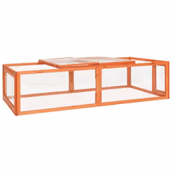 Questa conigliera in legno offre un luogo accogliente e confortevole per tenere piccoli animali, in particolare i vostri simp ...