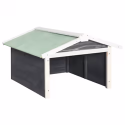 Casetta per Tosaerba Robotizzato 72x87x50cm Grigia Bianca Abetecod mxl 79528 - Vista aggiuntiva 2