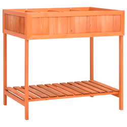 vidaXL Fioriera per Erbe Aromatiche 80x60x80cm Legno Massello di Abete - Vista aggiuntiva 2