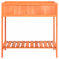 vidaXL Fioriera per Erbe Aromatiche 80x60x80cm Legno Massello di Abete - Vista aggiuntiva 3
