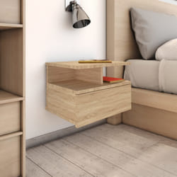 VidaXL 800412 comodino Quercia