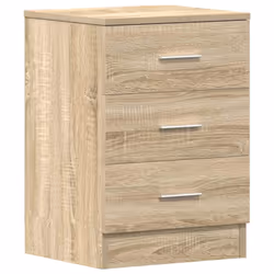 vidaXL Comodino Rovere Sonoma 38x35x56 cm in Legno Multistrato - Vista aggiuntiva 2
