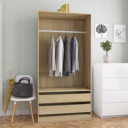 Armadio Rovere Sonoma 100x50x200 cm in Legno Multistratocod mxl 70723