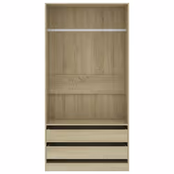 Armadio Rovere Sonoma 100x50x200 cm in Legno Multistratocod mxl 70723